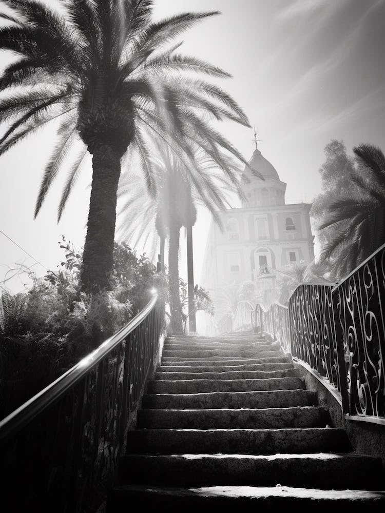 Sanremo, Italy, Black And White Photography 3