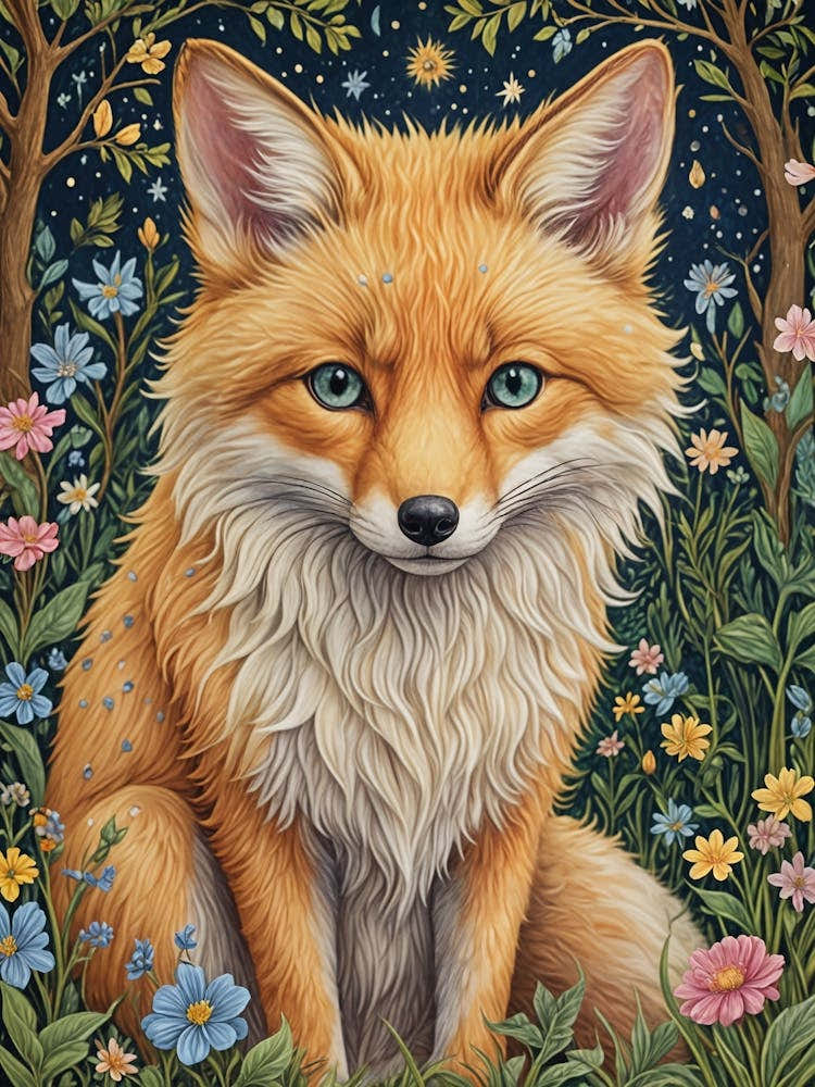 Floral Fox