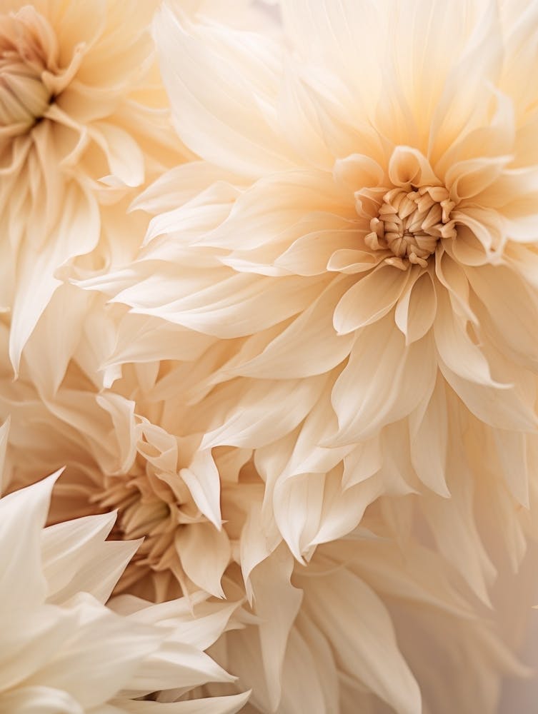 Boho Dried Flowers Dahlia 3