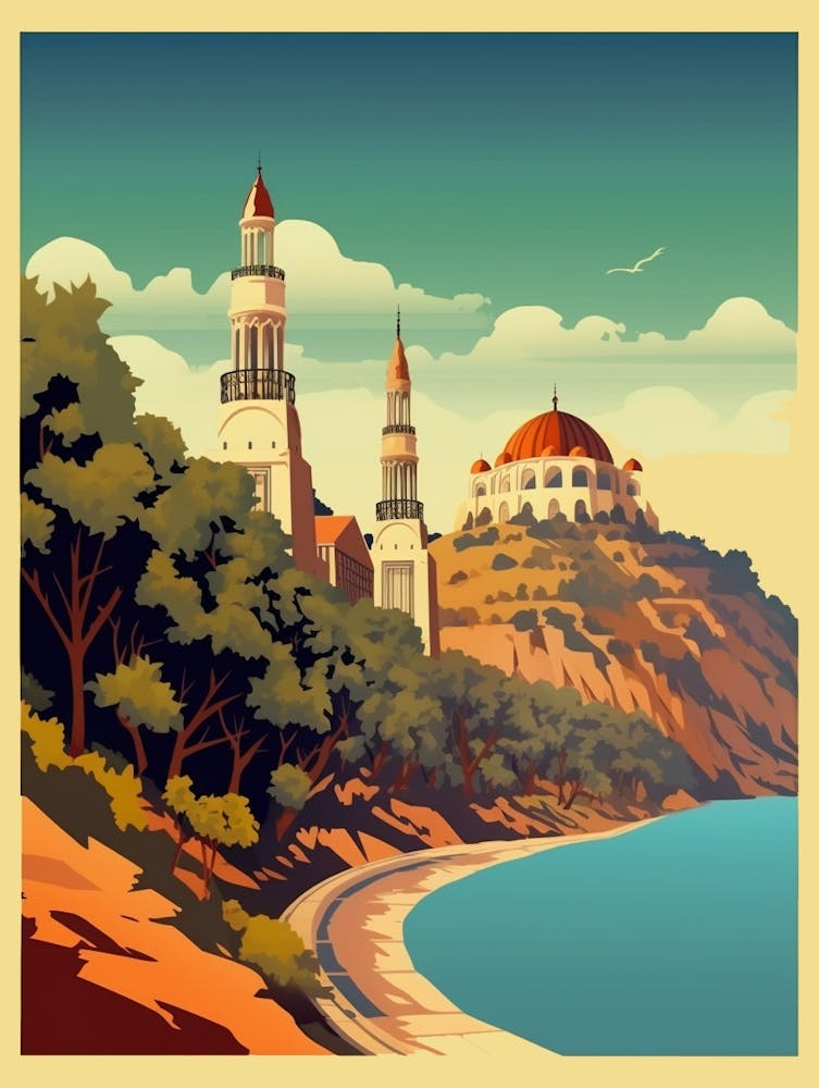 Ortaky Mosque Art Deco 1