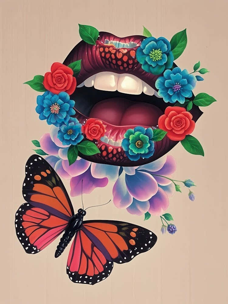 Lips And Butterflies