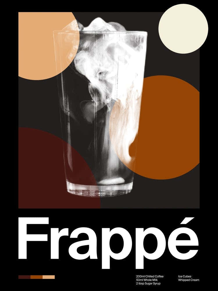 Mid Century Dark Frappe Coffee