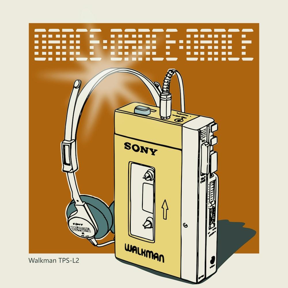 Celebrate The 80s Walkman Square