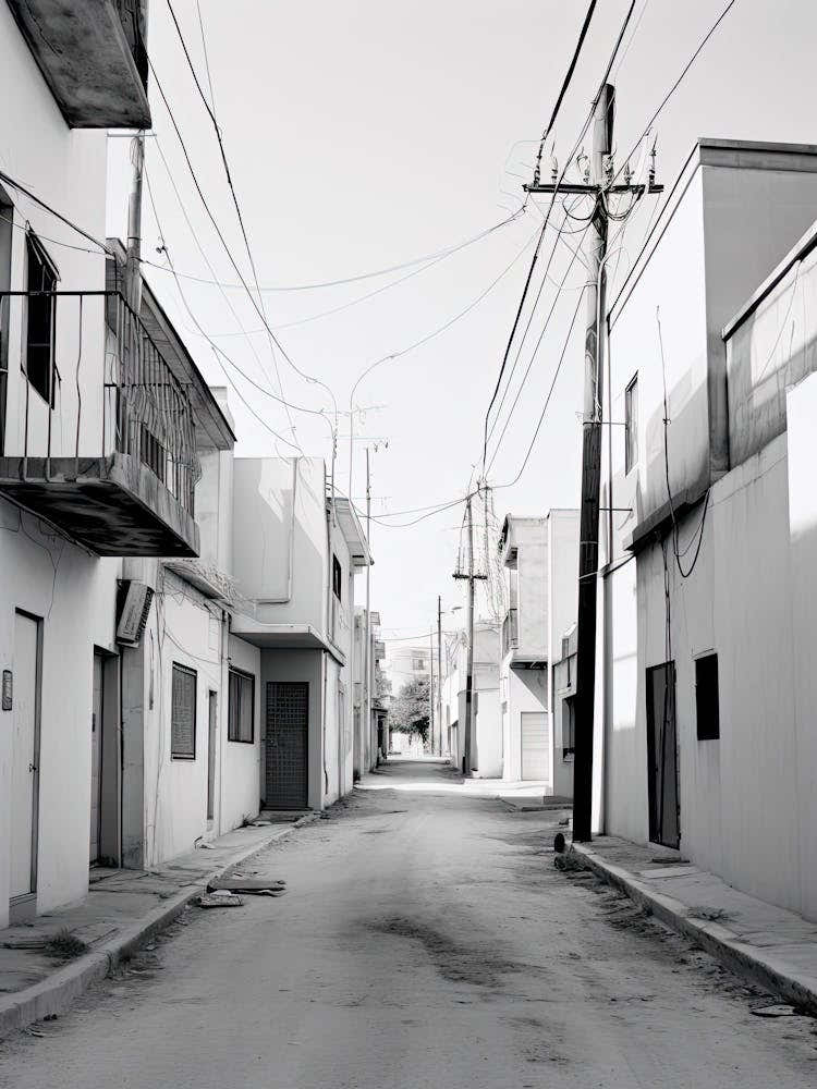 Nicosia, Cyprus, Black And White Photography 4