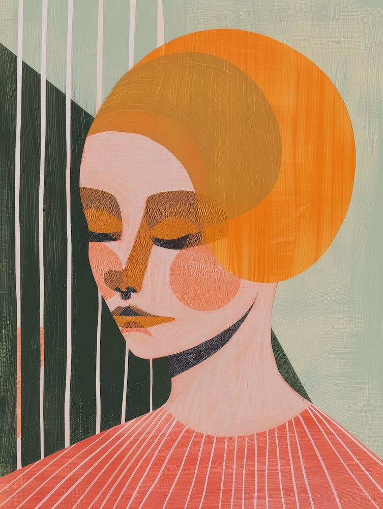 'Woman With Orange Hair'