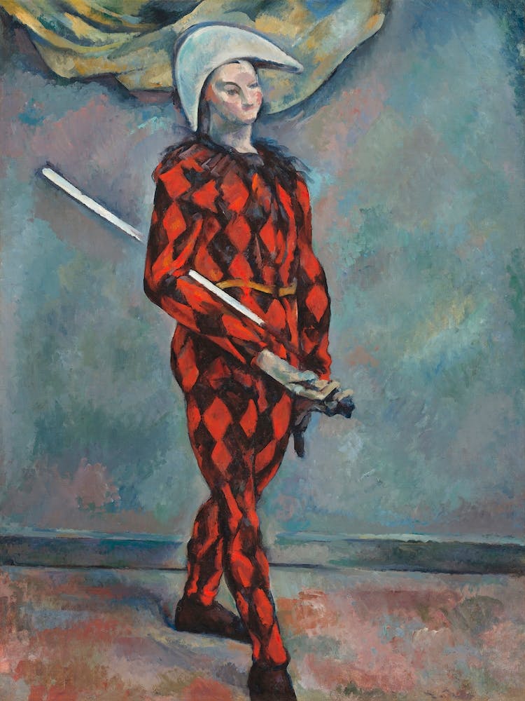 Harlequin, Paul Cézanne