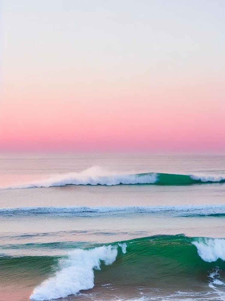 Boomerang Beach, Australia Pink Photography 1