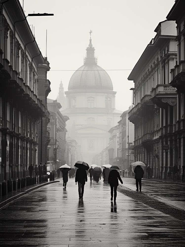 Turin, Italy,  Black And White Analogue Photography  4