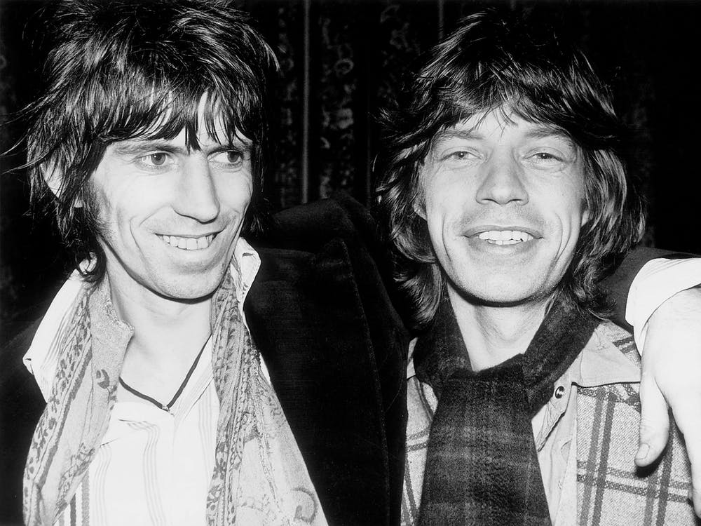 Keith Richards And Mick Jagger, 1977