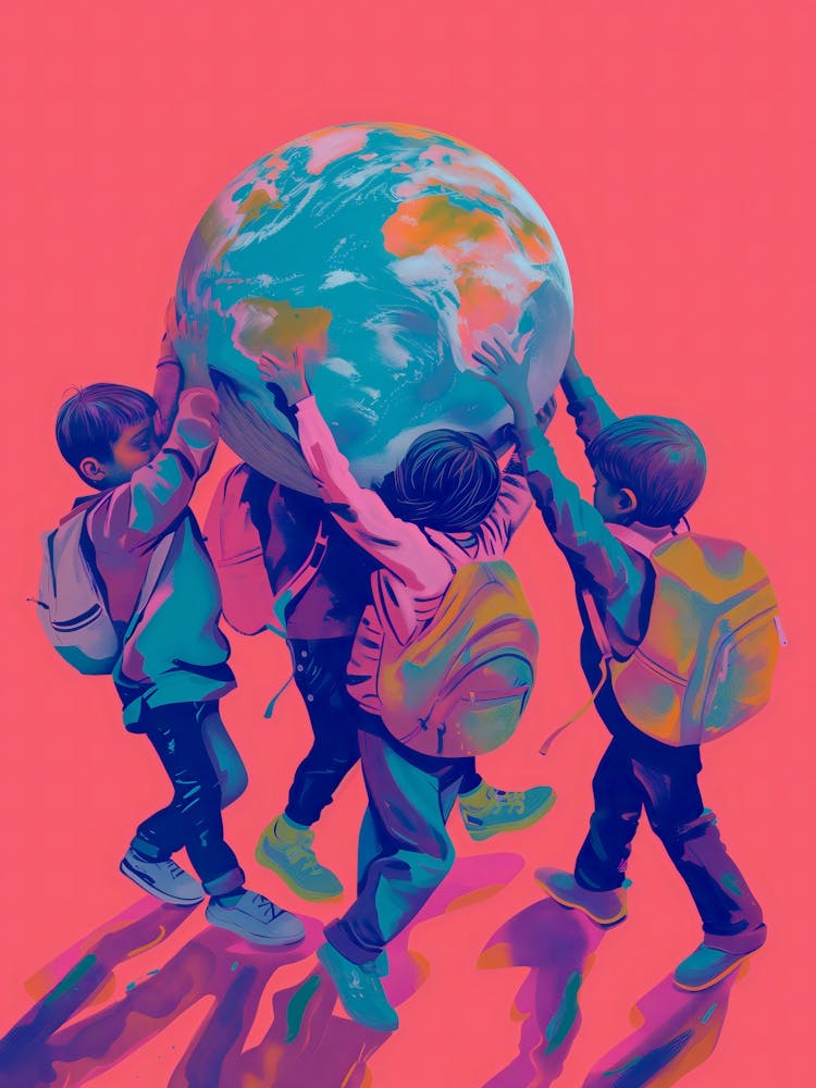 Children Carrying The World