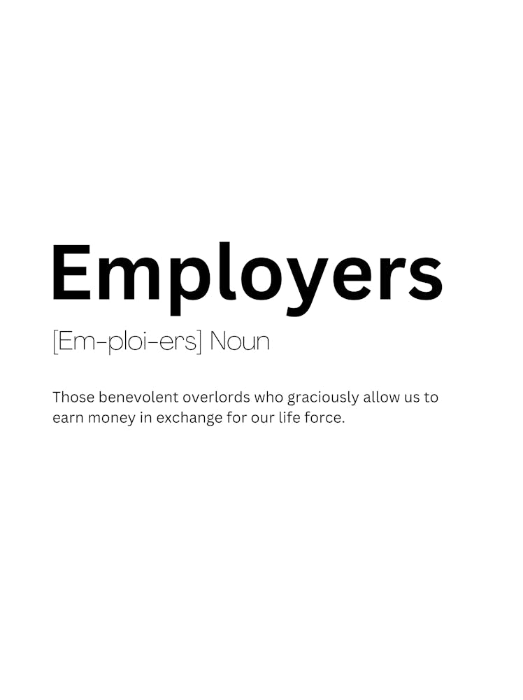 Employers Definition Meaning 1