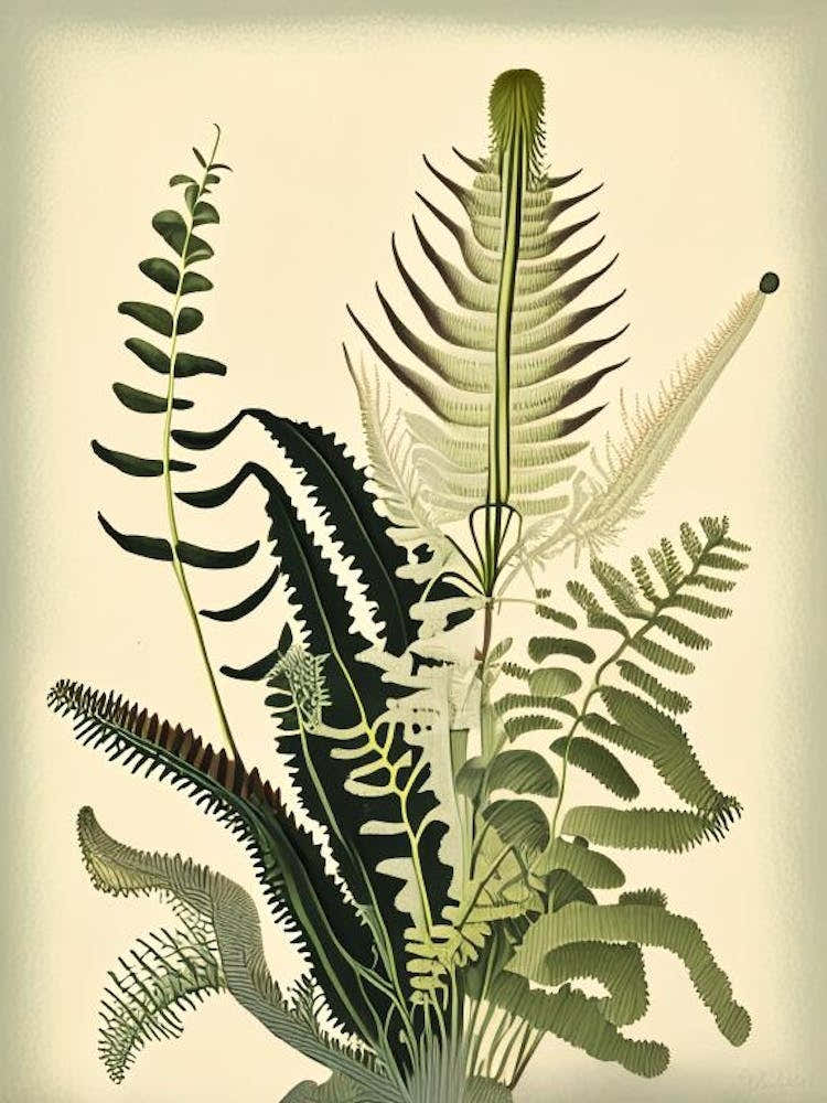 Tripinnatifid Spleenwort Rousseau Inspired