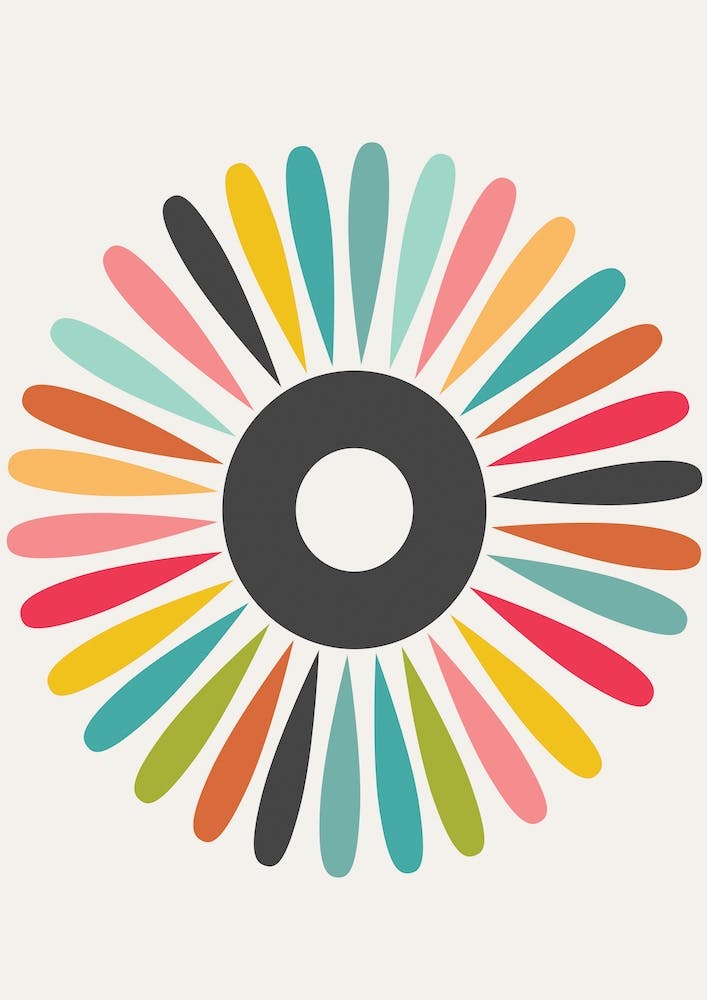 Nordic Inspired Sunburst