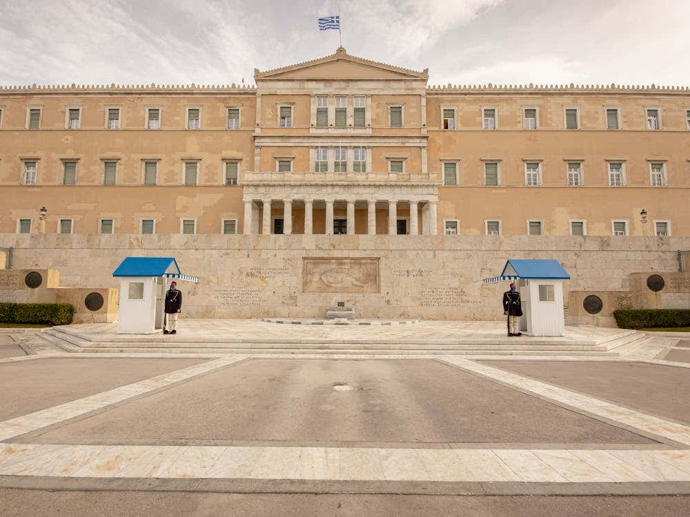 Greek Parliament Building in Athens