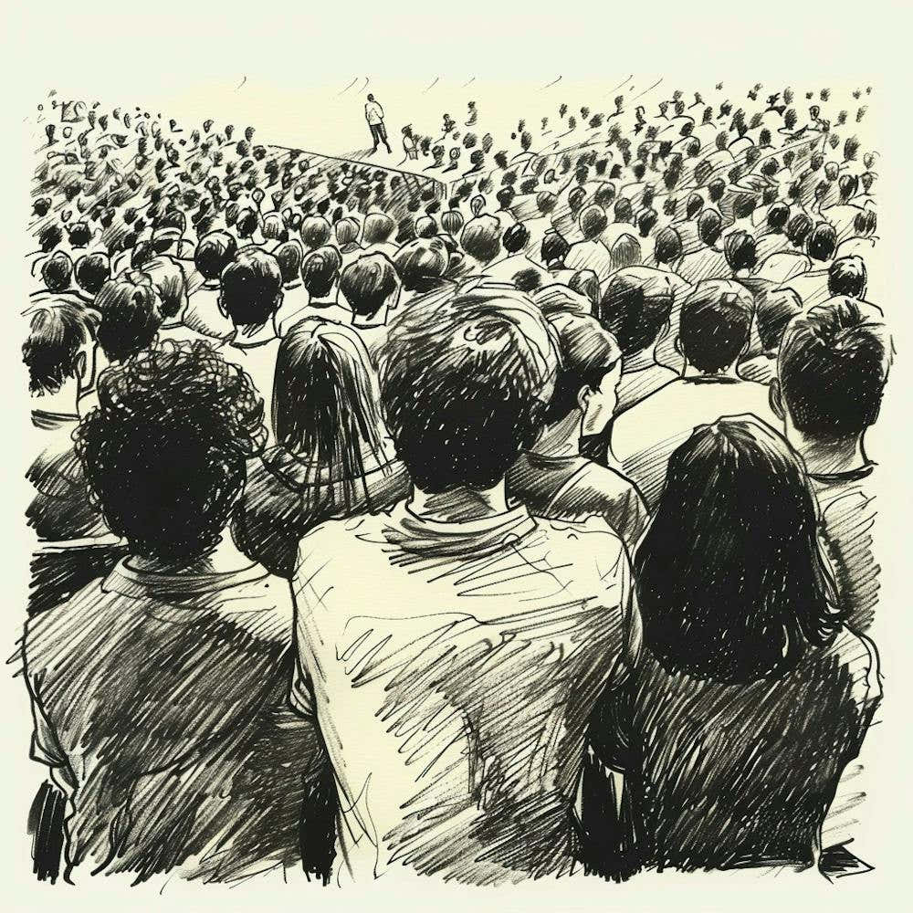 A Stadium Crowd Hand Drawn Sketch Illustration 1718674920 1