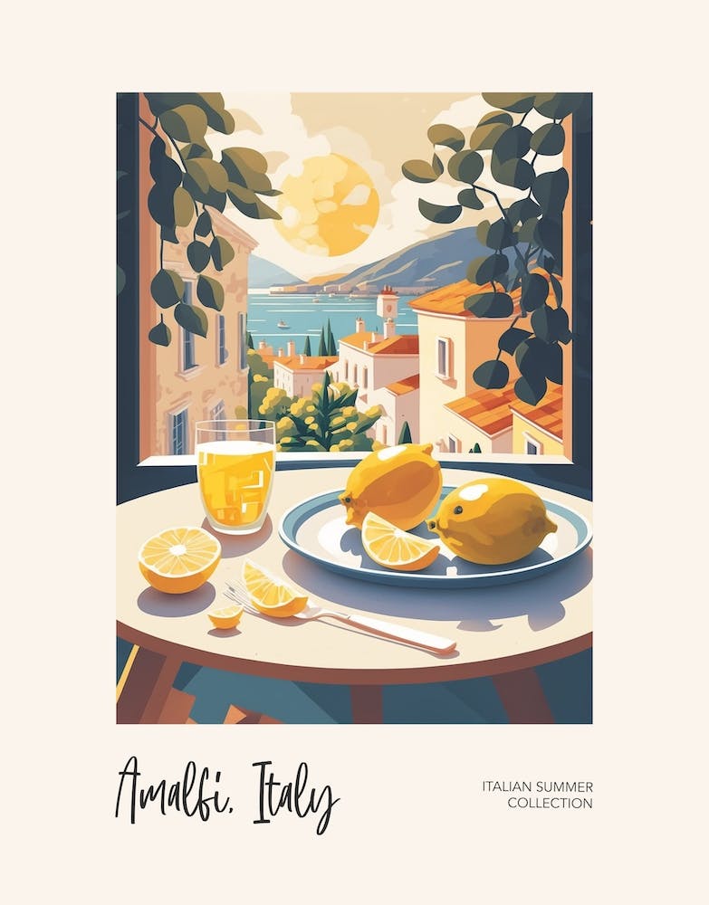 Amalfi, Italy Lemons 12 Italian Summer Collection