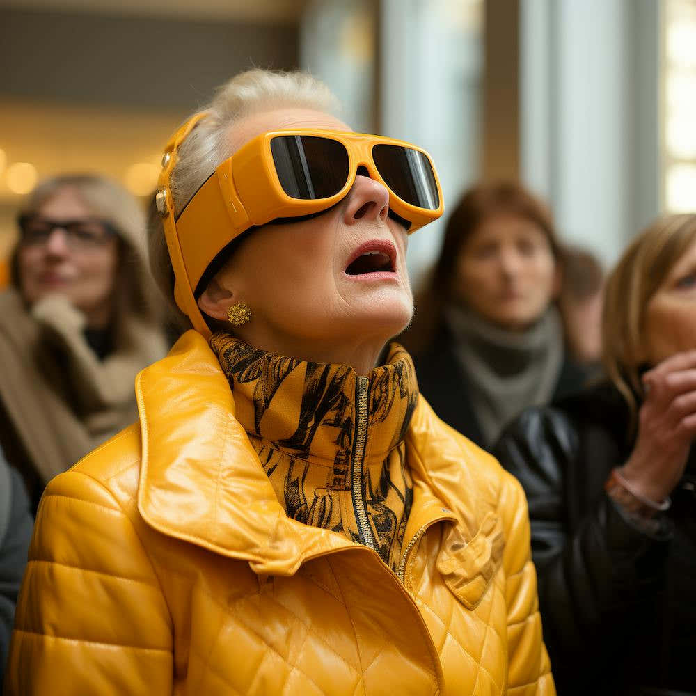 Woman Wearing Sunglasses