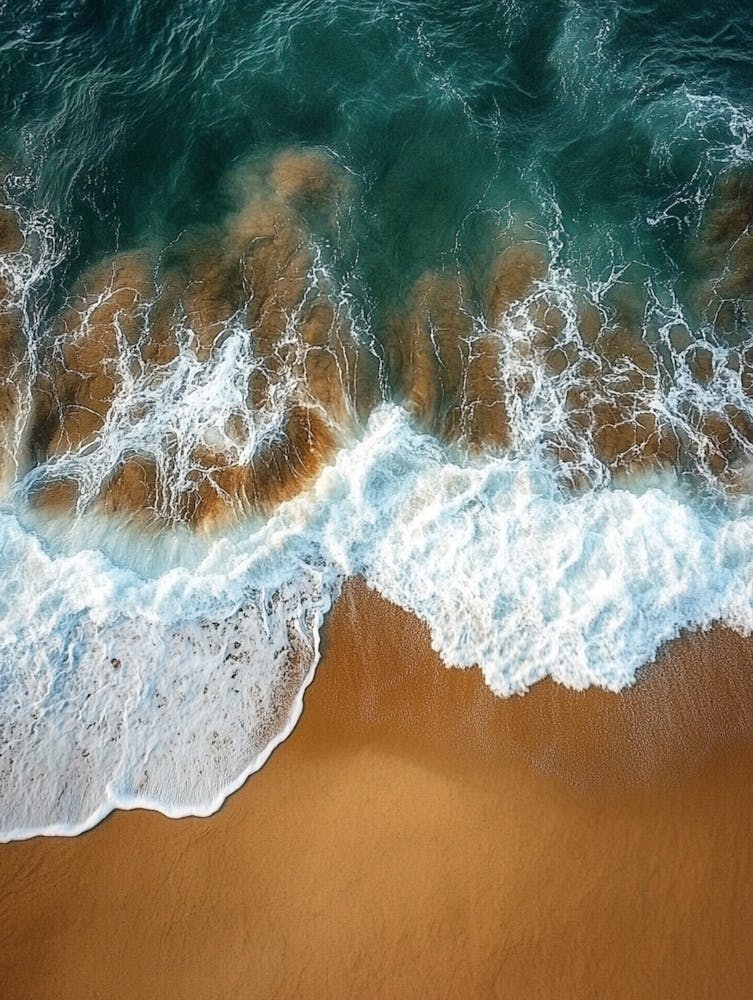 Aerial View Of A Beach 165