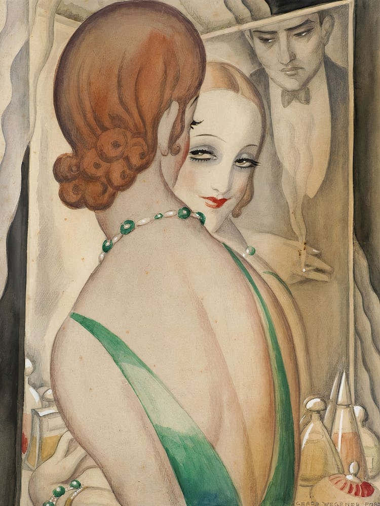At The Mirror Gerda Wegener