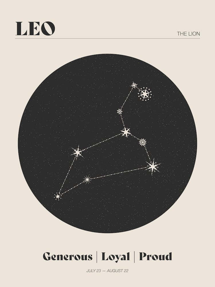 Astrology Constellation - Leo