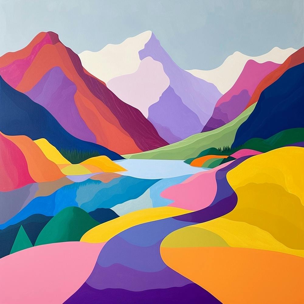 Abstract Travel Collection Queenstown New Zealand 2