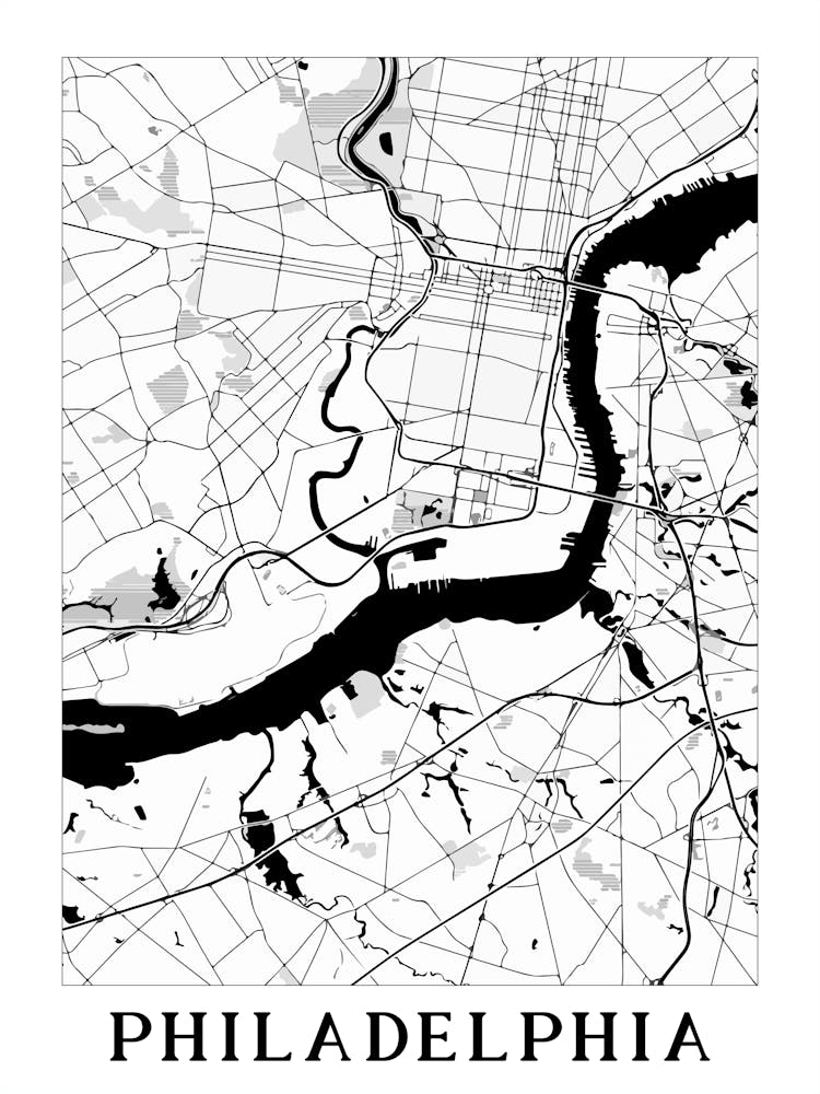 Philly Street Map - Philadelphia