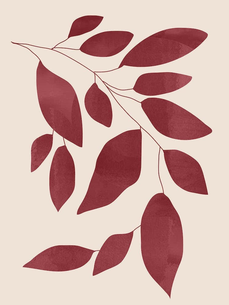 Abstract Art Minimal Plant 143