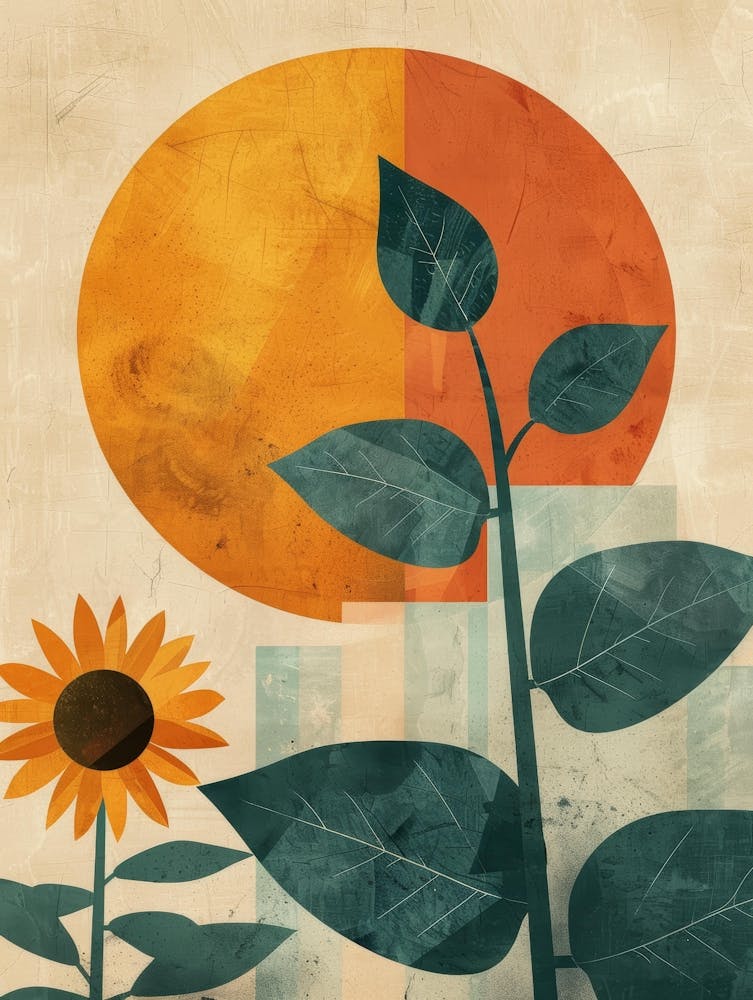 Sunflowers In The Sun