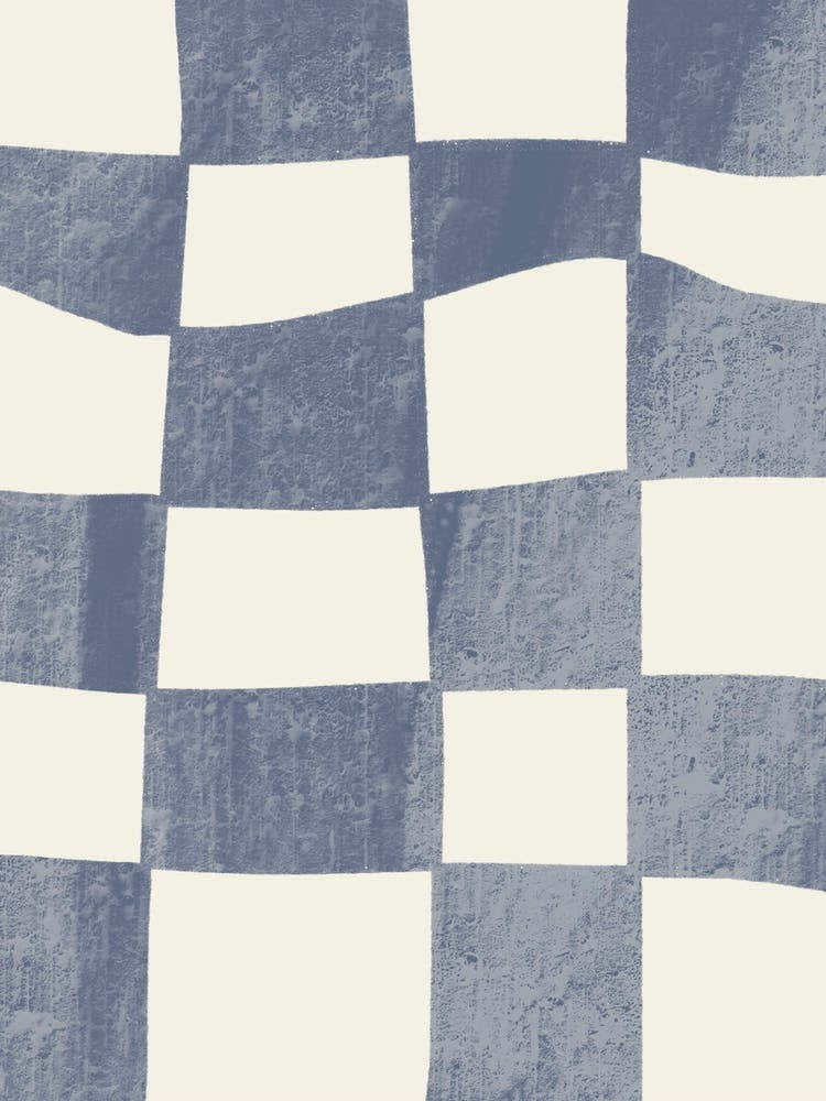 Checkerboard Blue