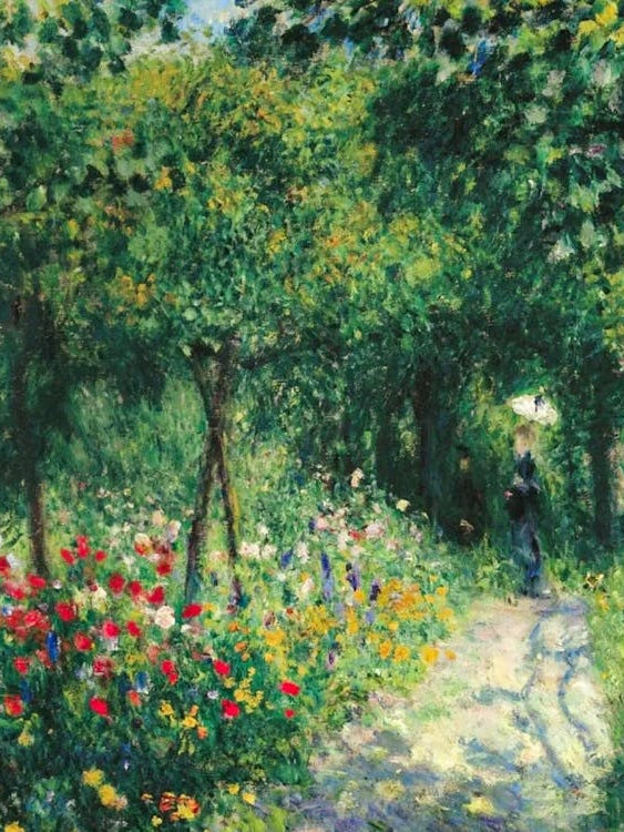 Women in the Garden 1873 by Pierre Auguste Renoir "Femmes Dans Un Jardin" - HD Remastered Immaculate Countryside