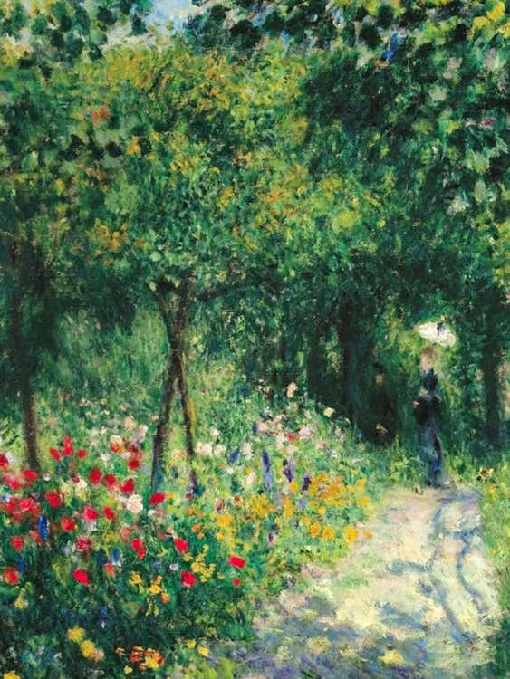 Women in the Garden 1873 by Pierre Auguste Renoir "Femmes Dans Un Jardin" - HD Remastered Immaculate Countryside