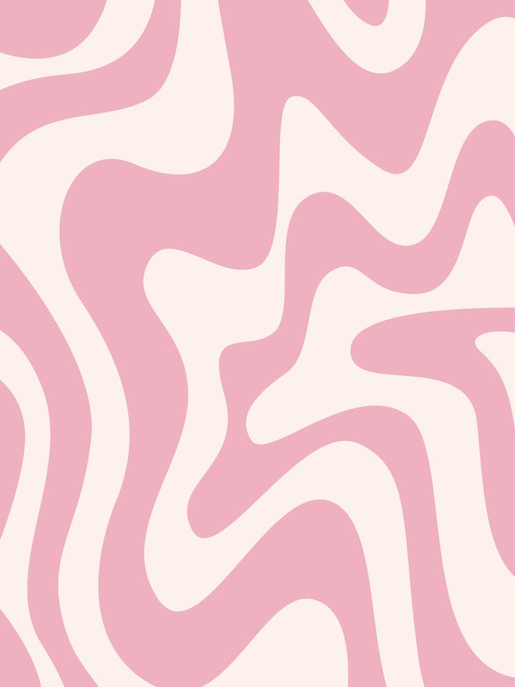 Pink Wavy Wallpaper