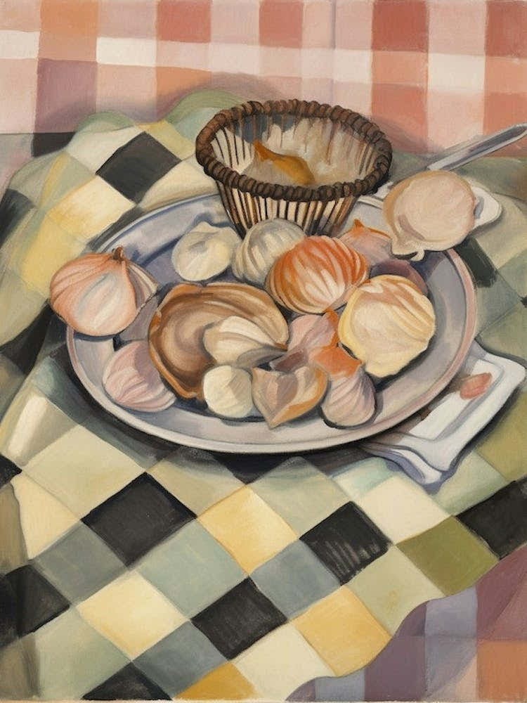 Scallops Still Life Painting