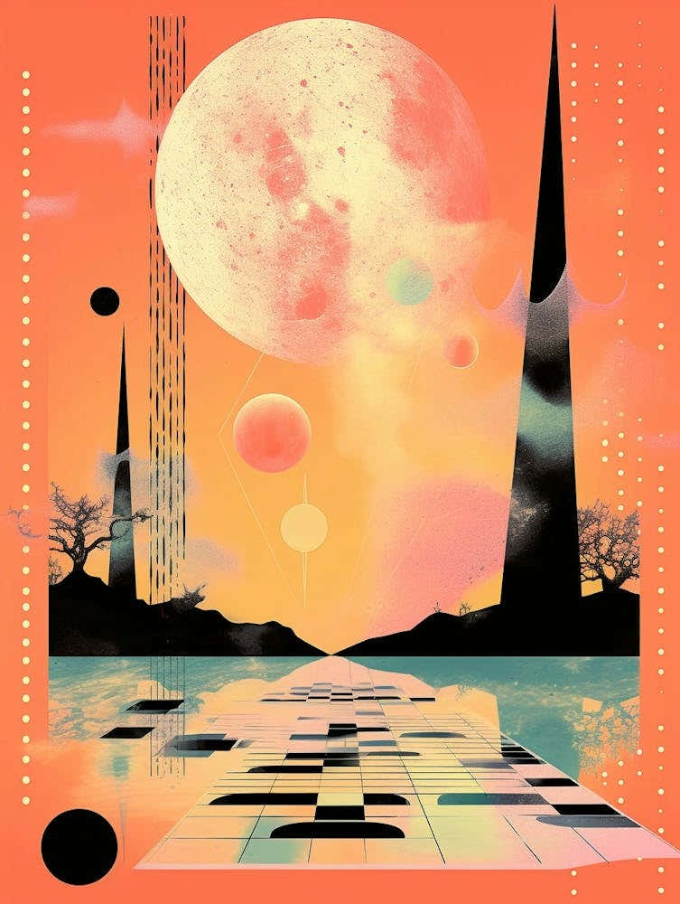 Cosmic Imagery Geometric Abstract 14