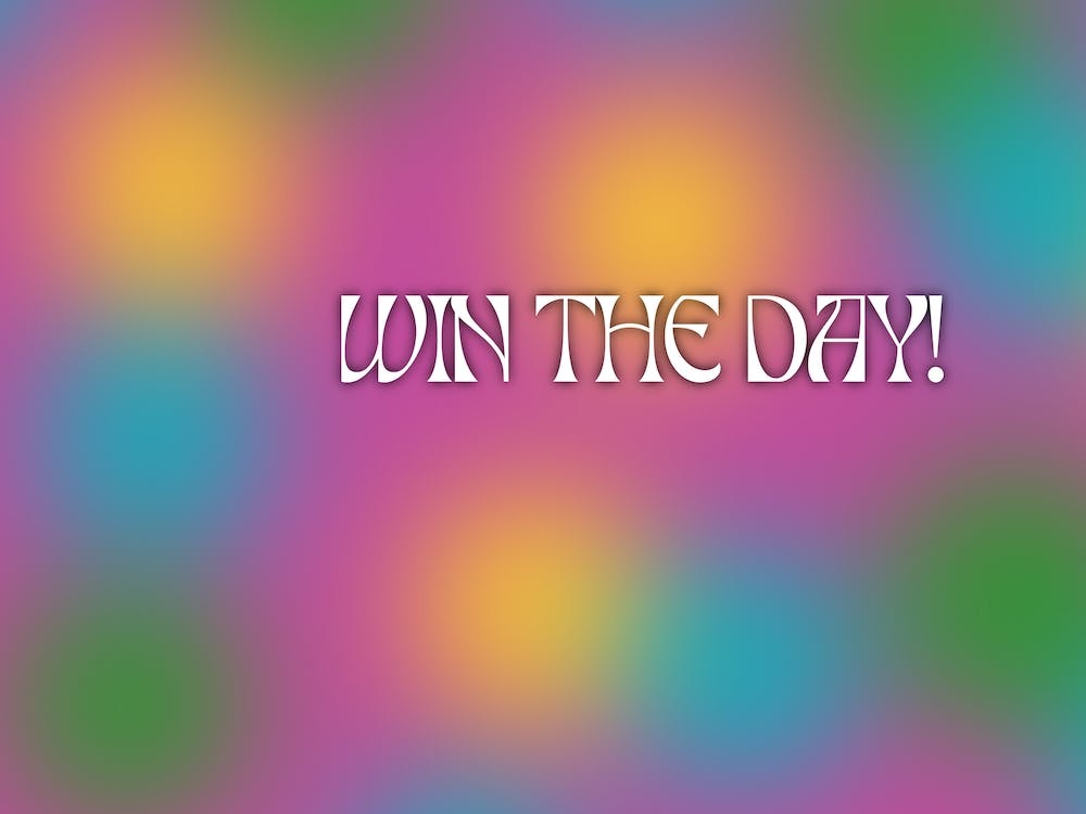 Win The Day- Confetti