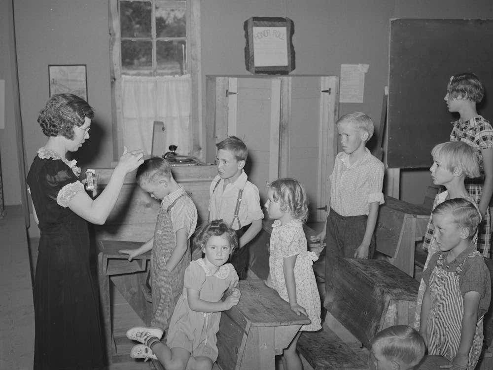Untitled Photo, Possibly Related To The School Day Opens With Prayer At Private School At The Farm Bureau Building