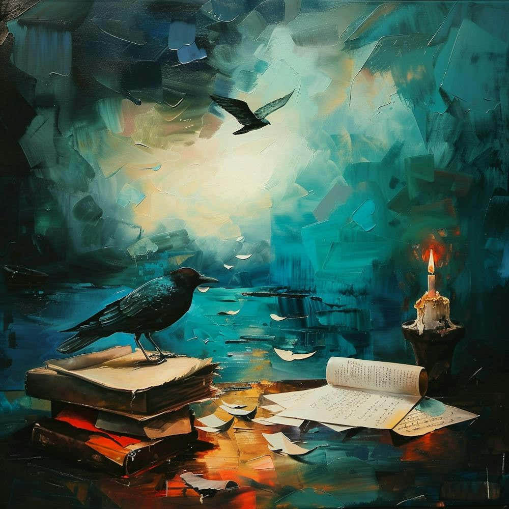 Crow And Book