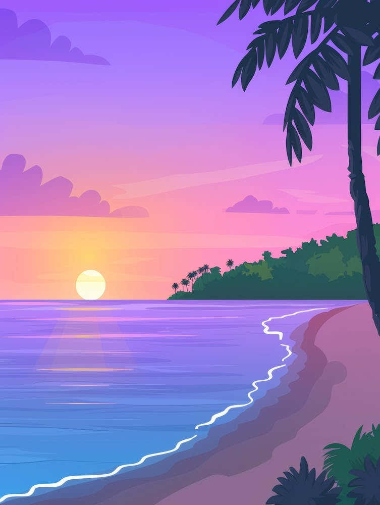 Sunset On The Beach 13