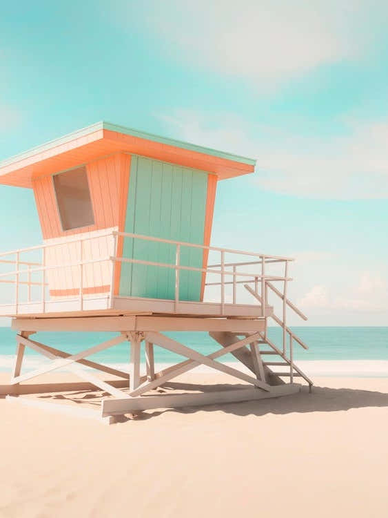 California Dreaming - Lifeguard Tower Moods