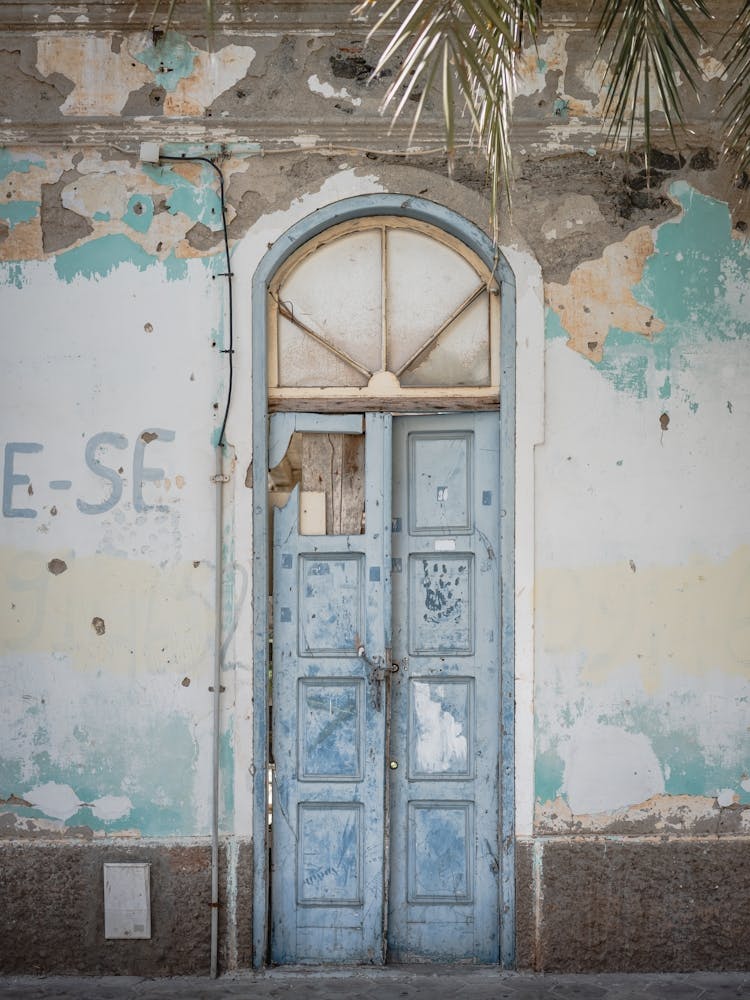 Rustic Blue Doorway