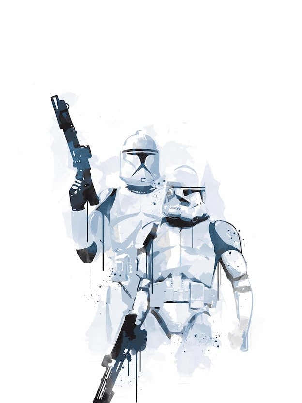 Stormtroopers Watercolor