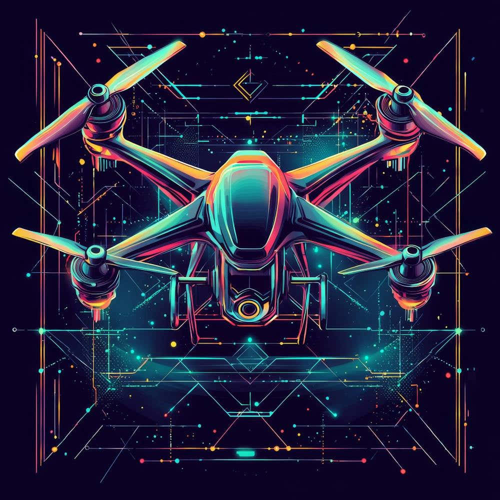 Drone Art print 1