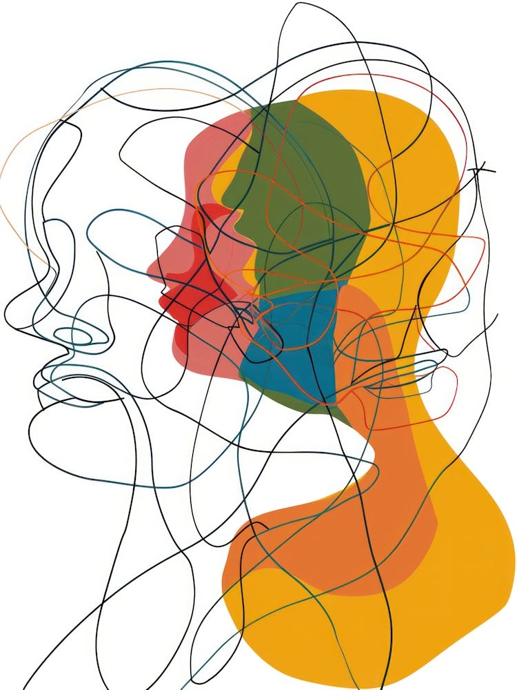 Abstract Women Portrait Series 12