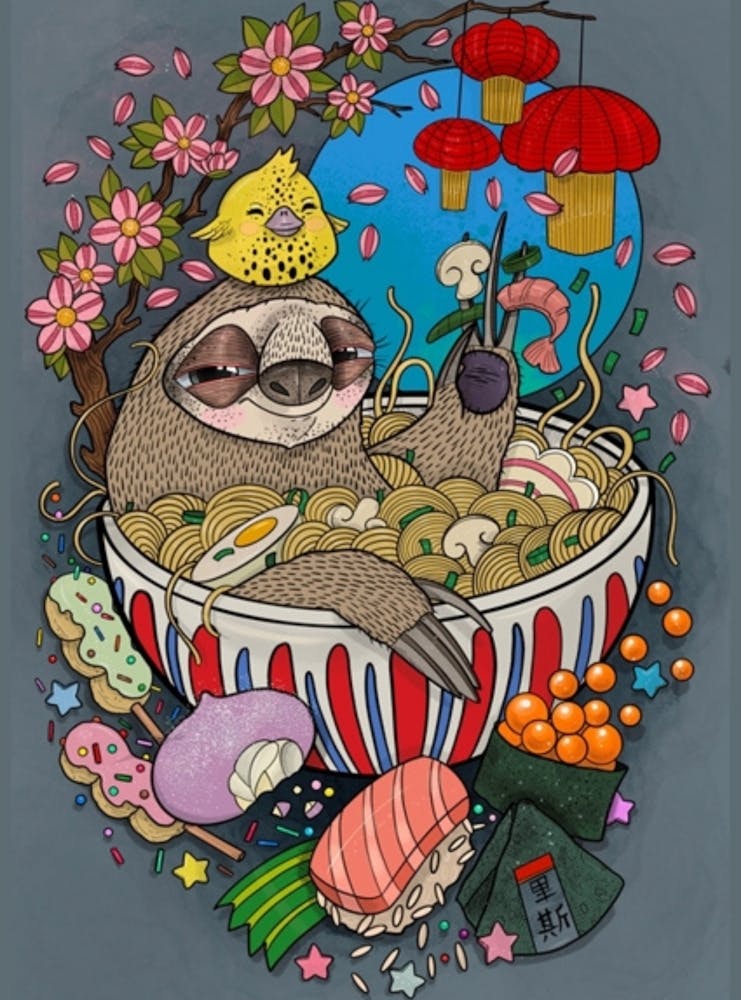 Sloth In A Bowl