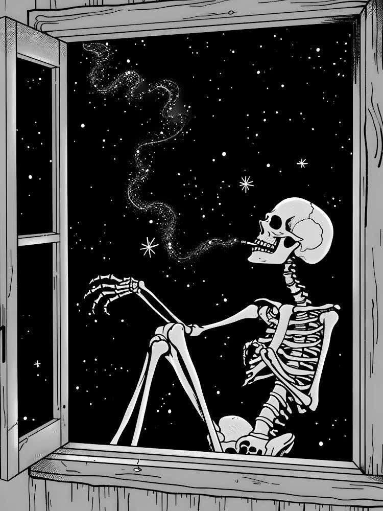 Skeleton In The Window