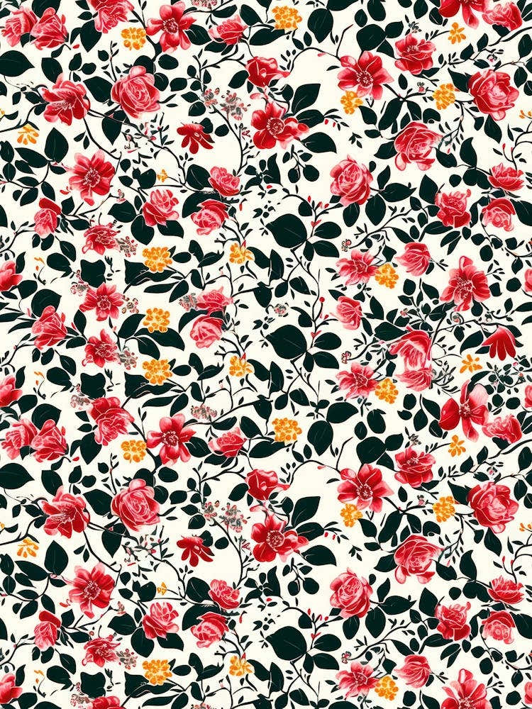 Floral Oasis London Fabrics Floral Pattern 2