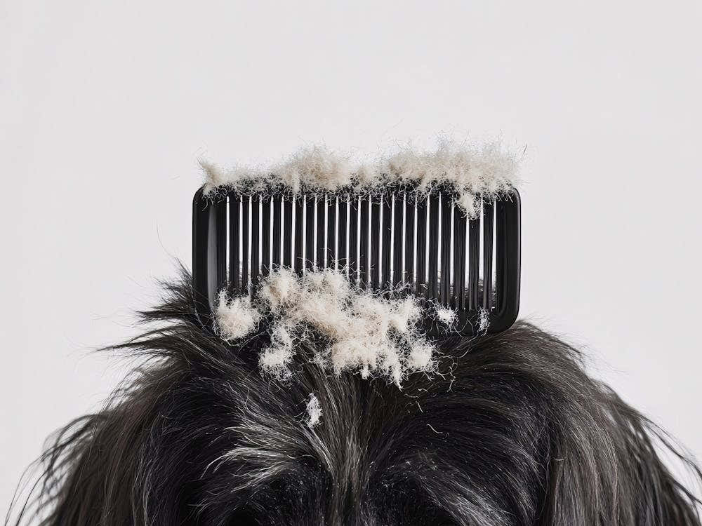 Dog With A Comb