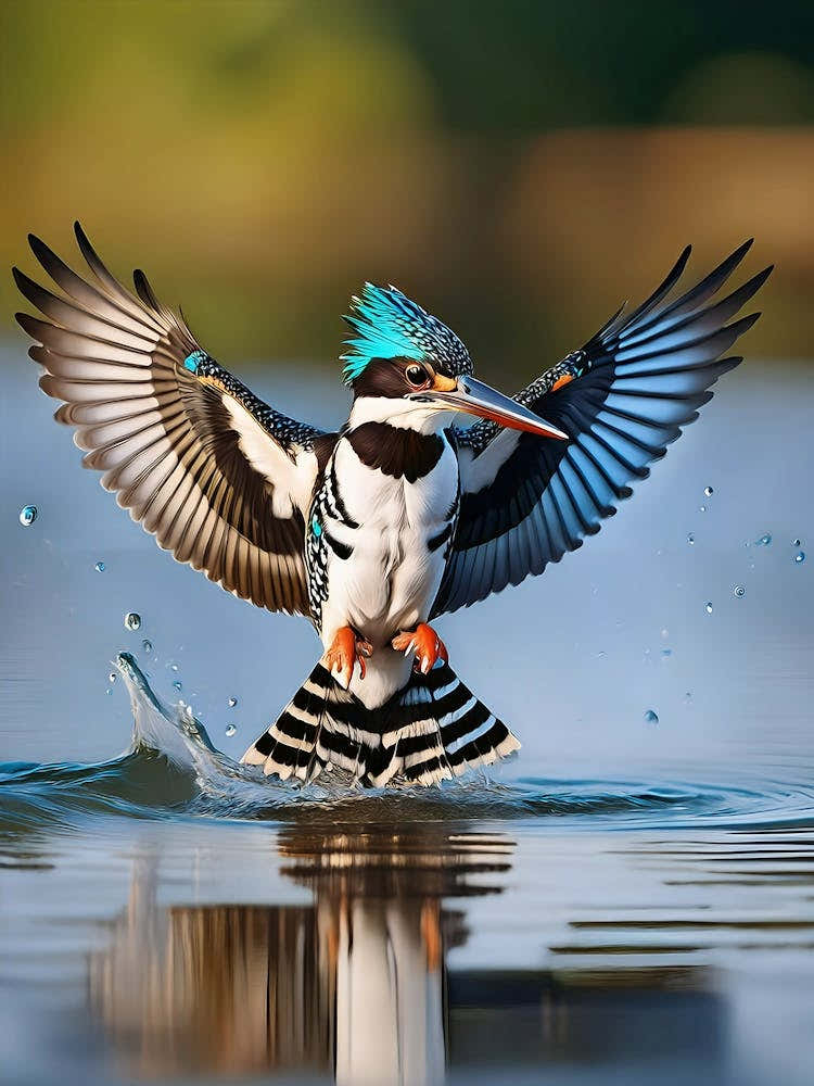 Kingfisher Flying