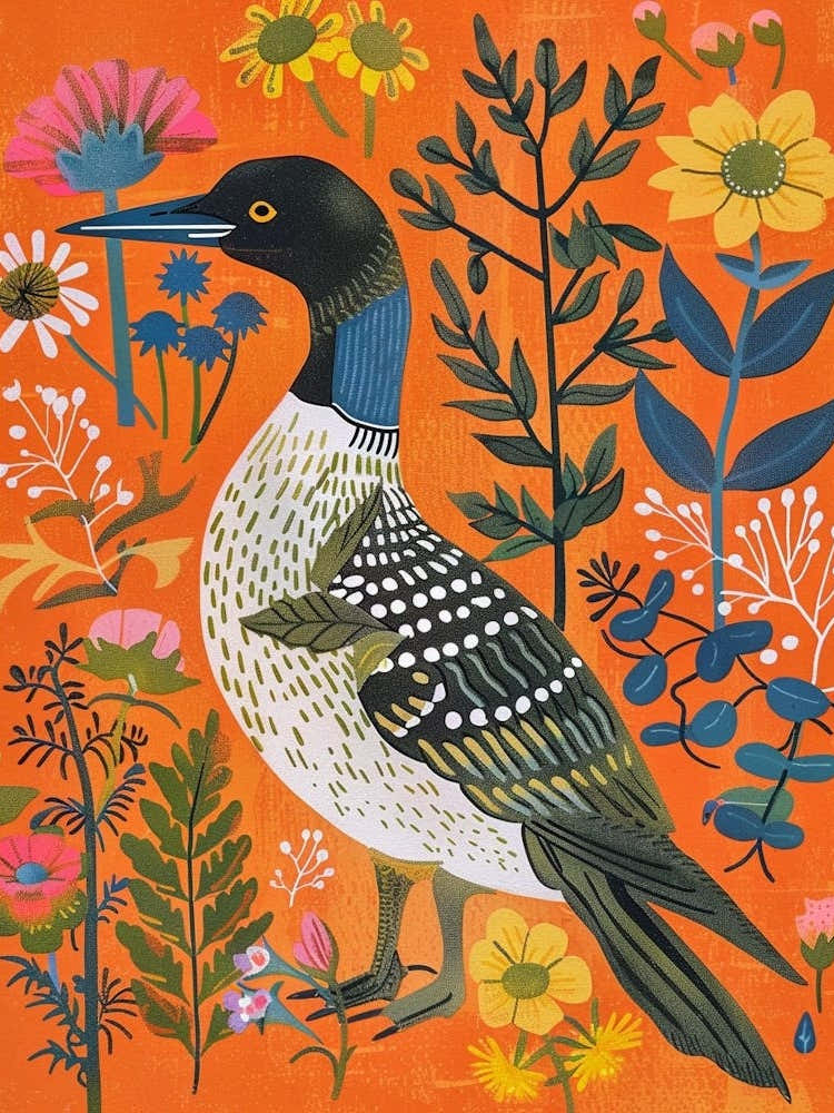 Spring Birds Common Loon 2