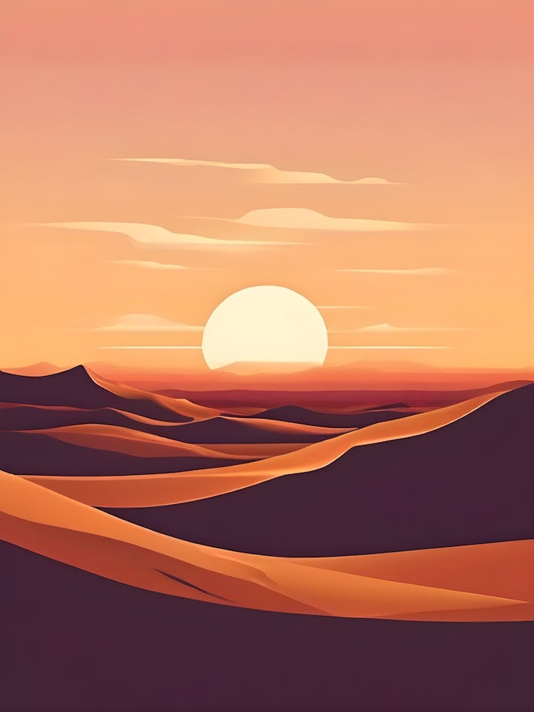 Sunset In The Desert 13